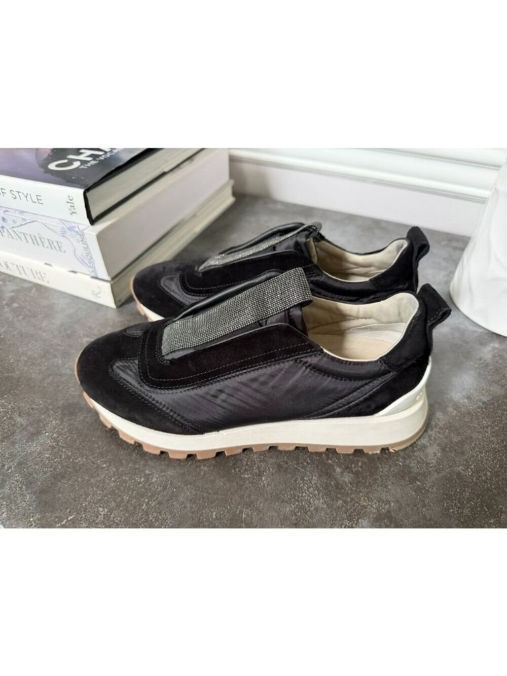 Brunello Cucinelli Monili Trim Runner Sneaker Size 8